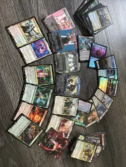 100+ Final Fantasy Card Lot Magic The Gathering MTG w/ 9 Foils, Many Rares MINT - Image 1