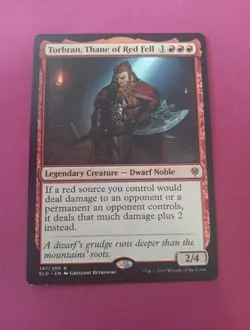 Torbran, Thane of Red Fell 147/269 Rare Throne of Eldraine MTG - Image 1