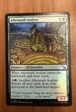 MTG - Aftermath Analyst - Murders at Karlov Manor - Uncommon - Foil - Image 1