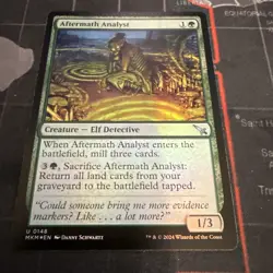 MTG - Aftermath Analyst - Murders at Karlov Manor - Uncommon - Foil - Image 2