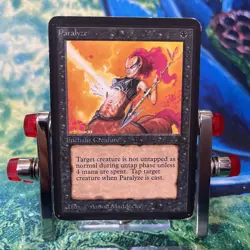 En Paralyze Black C Lea Mtg Alpha Rare Collectible Card Large Quantity - Image 3