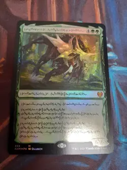 MtG Giant Marauder Volinklex Phyrexian Foil NM - Image 1