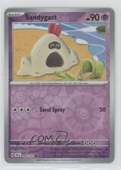 Sandygast Reverse Foil Pokemon SV08: Surging Sparks #090 0l7x - Image 1