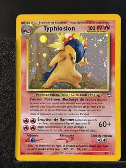Carte Pokemon Typhlosion 17/111 Holo Unlimited Ed 2 Neo Genesis Wizards FR - Image 2