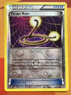Pokemon Card - Escape Rope - Reverse Holo - UC (120/135) BW Plasma Storm *LP* - Image 1