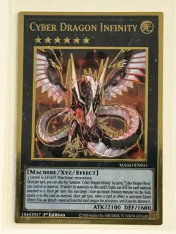 Yugioh Cyber Dragon Infinity MAGO-EN033 1ST GOLD (NM) - Image 1