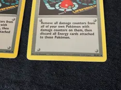 Trainer Pokemon Center Pokemon Base Set TCG Card 85/102 - Lot of 2 - Image 4