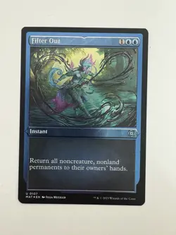 Filter Out Etched Foil MTG Magic the Gathering Card NM Near Mint MAT - Image 1