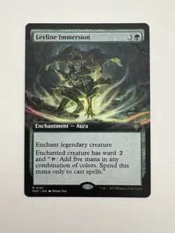 Leyline Immersion Borderless MTG Magic the Gathering Card NM Near Mint MAT - Image 1
