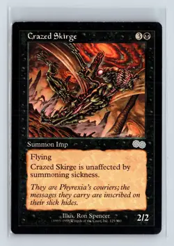 CRAZED SKIRGE - MTG Magic the Gathering Card - Urza's Saga - Uncommon - Image 1