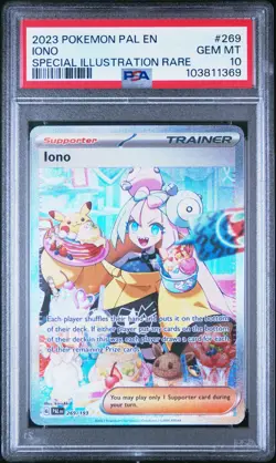 PSA 10 Iono 269/193 SIR Paldea Evolved PAL Pokemon Card - Image 1