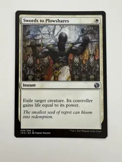 Swords to Plowshares MTG Magic the Gathering Card NM Near Mint IMA - Image 1