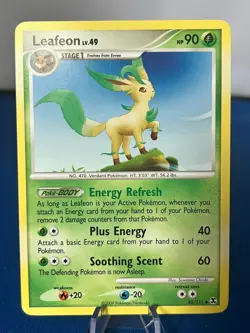 Pokemon Card - Leafeon - UC 45/111 Platinum: Rising Rivals Excelent Non Holo - Image 1