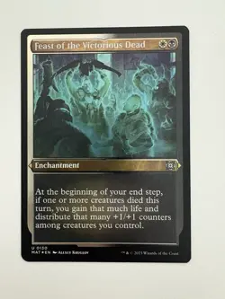 Feast of the Victorious Dead Etched Foil MTG Magic Gathering Card NM Mint MAT - Image 1