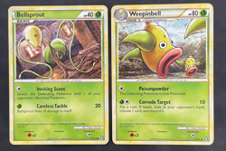 Bellsprout 57/102 Weepinbell 53/102 Triumphant Pokemon Card Non-Holo Heavy Play - Image 1