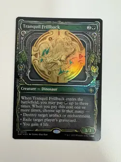 Tranquil Frillback Foil Showcase MTG Magic the Gathering Card NM Near Mint MAT - Image 1