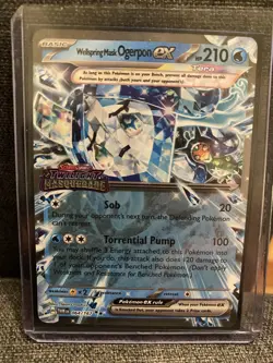 Wellspring Mask Ogerpon EX 064/167 Twilight Masquerade STAMPED Pokemon Card NM/M - Image 1