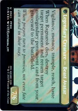 Fang, Fearless l'Cie (Borderless) (Surge Foil) Final Fantasy - Magic MTG NM - Image 2