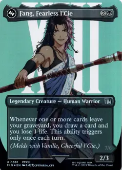 Fang, Fearless l'Cie (Borderless Foil) Final Fantasy - Magic MTG NM - Image 1