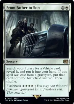 From Father to Son (Foil) Final Fantasy - Magic MTG NM - Image 1