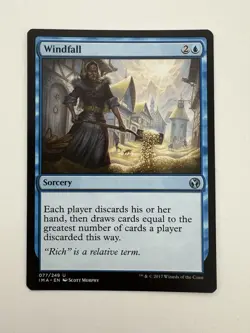 Windfall MTG Magic the Gathering Card NM Near Mint IMA - Image 1