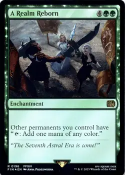 A Realm Reborn (Foil) Final Fantasy - Magic MTG NM - Image 1