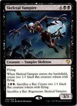 Skeletal Vampire - 126 - Commander 2017 - Magic MTG - LP - Image 1