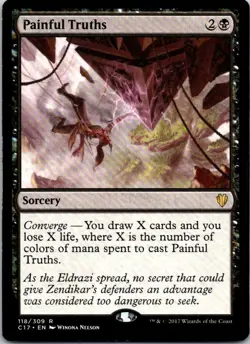 Painful Truths - 118 - Commander 2017 - Magic MTG - LP - Image 1