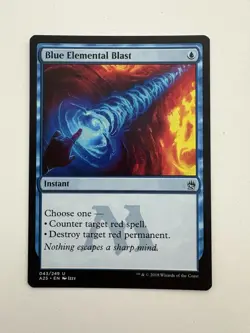 Blue Elemental Blast MTG Magic the Gathering Card NM Near Mint A25 - Image 1