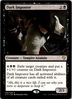 Dark Impostor - 109 - Commander 2017 - Magic MTG - LP - Image 1