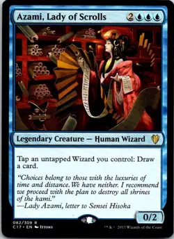 Azami, Lady of Scrolls - 82 - Commander 2017 - Magic MTG - LP - Image 1
