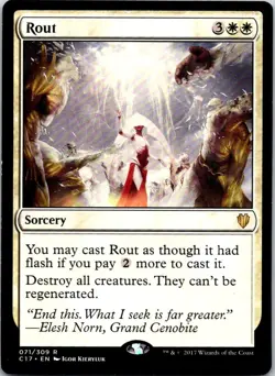 Rout - 71 - Commander 2017 - Magic MTG - LP - Image 1