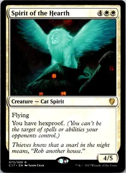 Spirit of the Hearth - 73 - Commander 2017 - Magic MTG - LP - Image 1