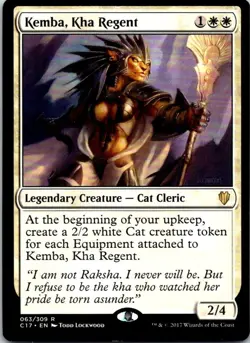 Kemba, Kha Regent - 63 - Commander 2017 - Magic MTG - LP - Image 1