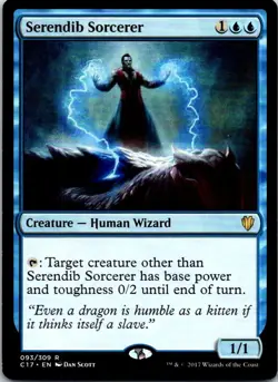 Serendib Sorcerer - 93 - Commander 2017 - Magic MTG - LP - Image 1