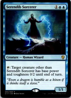 Serendib Sorcerer - 93 - Commander 2017 - Magic MTG - LP - Image 1