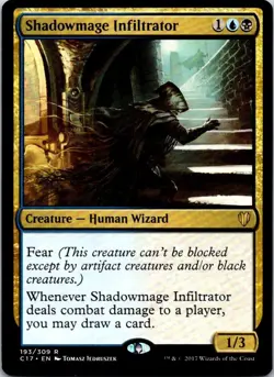 Shadowmage Infiltrator - 193 - Commander 2017 - Magic MTG - LP - Image 1