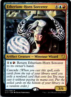 Etherium-Horn Sorcerer - 171 - Commander 2017 - Magic MTG - LP - Image 1