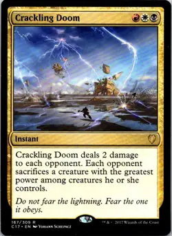 Crackling Doom - 167 - Commander 2017 - Magic MTG - LP - Image 1