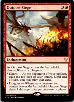 Outpost Siege - 139 - Commander 2017 - Magic MTG - LP - Image 1