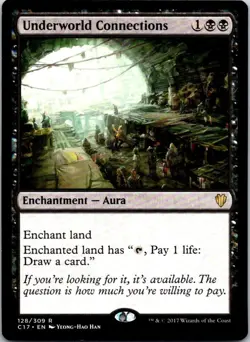 Underworld Connections - 128 - Commander 2017 - Magic MTG - LP - Image 1