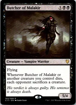 Butcher of Malakir - 103 - Commander 2017 - Magic MTG - LP - Image 1