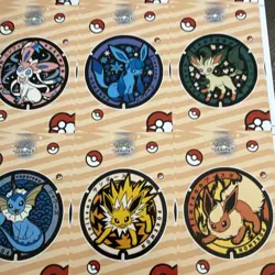 Rare Pokemon Cards Let’s Go Eevee Database UNCUT sheet - Image 3