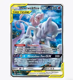 Pokemon TCG Mewtwo & Mew Tag Team GX Black Star Promo SM191 - Image 1