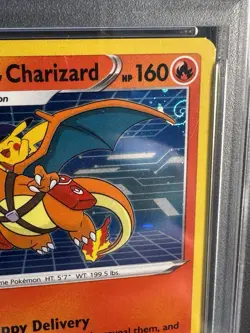 2022 Pokemon Center UK 075 Special Delivery Charizard PSA 9 HD Wingtip Swirl 💫 - Image 2