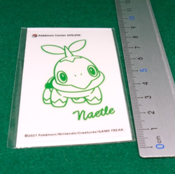 Turtwig Pokemon Center Online 2021 Seal Sticker Nintendo Gamefreak Japanese F/S - Image 3