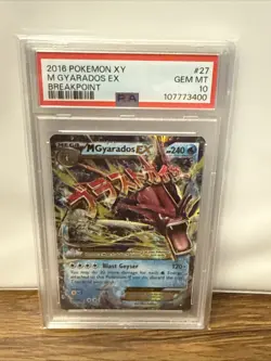 Gyarados 2016 Pokemon XY - Breakpoint EX - #27 27/122 - PSA 10 - Image 1