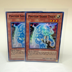 2x Yugioh Photon Sabre Tiger PHSW-EN081 1st Edition Super Rare Holo - LP-NM 💎 - Image 1
