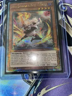 Sky Striker Ace Raye Quarter Century Secret Rare RA04-EN026 1st Ed Yugioh Card - Image 4