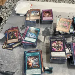 ** 100 YUGIOH CARDS ** MIXED NO DUPLICATES LOT! W/ 20 RARES AND HOLOS - Image 3